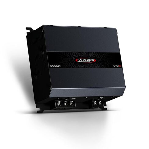 وحدة مكبر الصوت SoundDigital 3000.1 Evo 6-1 قناة 2 أوم - الفئة D - 3000 واط Rms قوة السيارة والدراجة النارية شاحنة بيك اب SUV 3.000 Wrms Sd3000.1 Sd3000.1-2 Evo6 in Kuwait