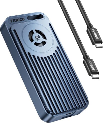 حاوية FIDECO M.2 NVMe، USB 3.2 Gen 2، حاوية NVMe SSD بسرعة 10 جيجابت في الثانية، محول PCIe لمفتاح M & M+B، دعم UASP والزخرفة، هيكل كامل من سبائك الألومنيوم، تصميم على شكل ساندويتش، تركيب بدون أدوات in Kuwait