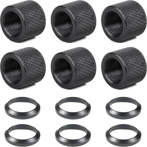 Thread Protector 1/2 x28 with 1/2 x 28 Crush Washer Steel （1/2x28-6PCS in Saudi Arabia