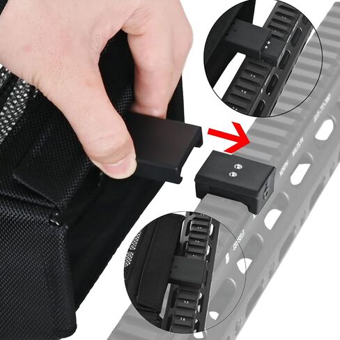 Brass Catcher Brass Annealer Tactical Pic Rail Picatinny Mount Quick Release Shell Catcher Brass Catcher for a.r. 15 for Rifle Range Shooting in Kuwait