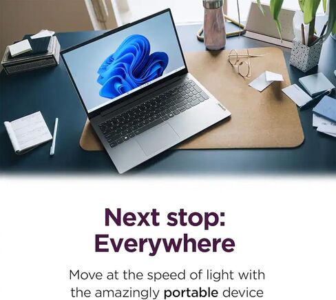 Lenovo IdeaPad Slim 3i • 15.6" FHD Laptop with Microsoft Office 365 • Intel 4 Cores • 128GB SSD • DDR5 • Quick Setup, Lightweight • Win 11 in Saudi Arabia