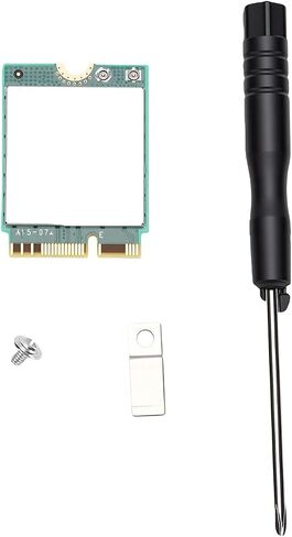 banapoy WiFi 7 Wireless Card, 320MHz, 8774Mbps M.2 NGFF Tri Band 6GHz 5GHz 2.4GHz WPA3 Bluetooth 5.4 Network Card for Laptop Desktop Computer in Saudi Arabia