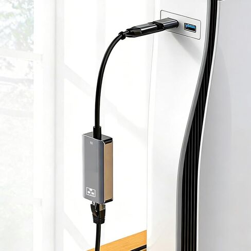 2500Mbps Ethernet Adapter Type C to RJ45 Gigabit Networking for Laptop Desktop Aluminum Ethernet in Saudi Arabia