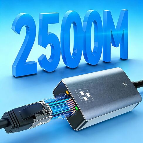 2500Mbps Ethernet Adapter Type C to RJ45 Gigabit Networking for Laptop Desktop Aluminum Ethernet in Saudi Arabia