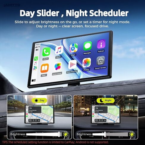 LAMTTO 11" Wireless CarPlay Screen with in-Cell Display and Dual-Band WiFi in Saudi Arabia