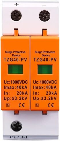 SPD DC 1000V 20KA~40KA House Surge Protector Protective Low-Voltage Arrester Device(800V) in Saudi Arabia