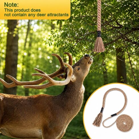 4 Pcs Hemp Scrape Rope, 30 Inch Hemp Rope for Deer Hunting in Saudi Arabia