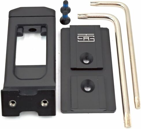 TSA® 45 Degree Offset ACRO® Mount – Picatinny Adapter fits Aimpoint® ACRO P-1/P-2, Steiner® MPS, Vector Optics® – 7075-T6 CNC Aluminum Mount – Screws w/Threadlocker + Hex Key Included in Kuwait