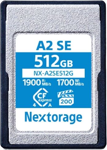 Nextorage Japan CFexpress 4.0 Type A 512GB Memory Card VPG200 + CFexpress Type A Memory Card/SD Card Compatible Dual-Slot Card Reader USB 10Gbps in Kuwait