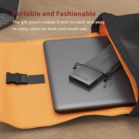 قارئ بطاقات CFexpress/XQD/SD 3 في 1، USB C، VELOGK ثنائي الفتحة USB 3.2 (10 جيجابت في الثانية) in Kuwait
