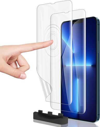 واقي شاشة مرن من 3 قطع لهاتف iPhone 17 Pro Max [ليس زجاجيًا]، طبقة هيدروجيل ناعمة غير قابلة للكسر لهاتف iPhone 17 Pro Max، رفيع غير مرئي، مقاوم للخدش، شفاء ذاتي in Kuwait