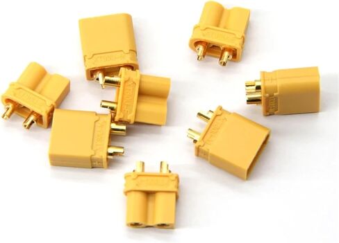 XT Series XT30 XT60 XT90 Connector Plug Bullet Welding Terminal Suit (XT60 Female,10Pcs) in Saudi Arabia