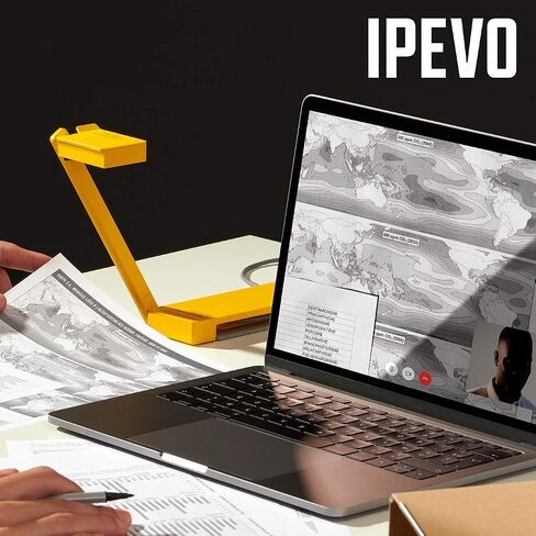 IPEVO DO-CAM Creator's Edition Portable & Compact Ultra HD 8MP USB Camera for Professional Visual Presentations and Communication — Webcam for Conference Calls, Distance Learning, Remote Work. in Kuwait