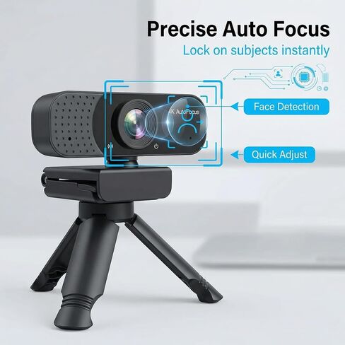 كاميرا ويب Gohero 4K مع التركيز التلقائي المزدوج PDAF والتصحيح التلقائي للضوء in Kuwait