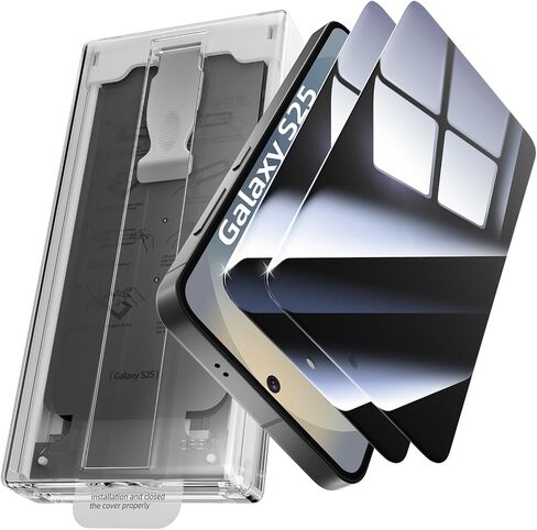 X-it for Samsung Galaxy S23 Ultra/S22 Ultra Screen Protector Privacy [Auto Alignment/Dust Removal],Bubble-Free,[100% Ultrasonic Fingerprint ID] Easy Installation Full Coverage Anti-Spy [Non-Glass] 2 Packs in Kuwait
