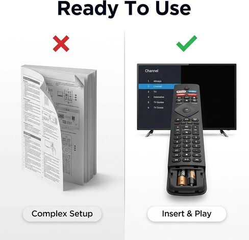 for Philips TV Remote, Universal Remote for Philips 4K UHD Android Smart TV, with Netflix VUDU YouTube Google Play Shortcut Keys, No Voice Function in Kuwait