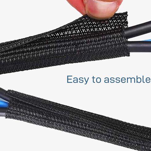 4/5 Inch Ebike Cable Management Sleeve Black for Electric Bike Wire Cover in Kuwait