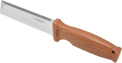 Camillus Swedge 8.75 بوصة شفرة ساطور بنية متينة مقاومة للتآكل 420 من الفولاذ المقاوم للصدأ في الهواء الطلق سكين شفرة ثابتة تكتيكية كاملة مع غمد واقي in Kuwait