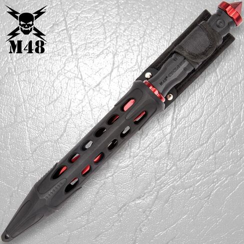 M48 Cardinal Sin Red Cyclone Fixed Blade Knife in Kuwait