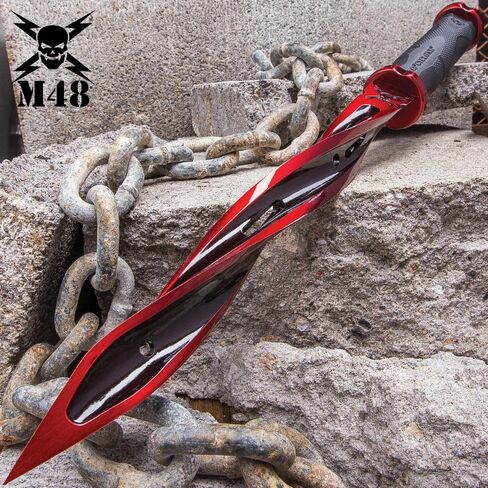 M48 Cardinal Sin Red Cyclone Fixed Blade Knife in Kuwait