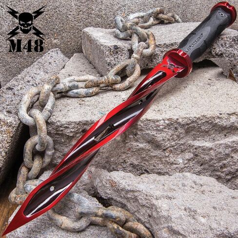 M48 Cardinal Sin Red Cyclone Fixed Blade Knife in Kuwait