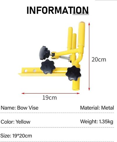 FUNTRESS Archery Compound Bow Vise Adjustable Metal Bow Vise Tool Hunting Archery Tool Accessories for Compound Bow in Saudi Arabia