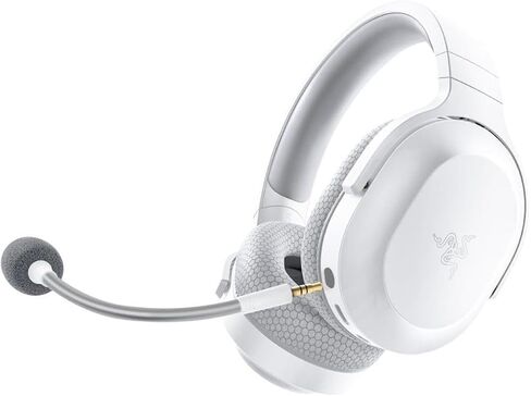 Razer Barracuda X Wireless Gaming & Mobile Headset (PC, PlayStation, Switch 2, Android, iOS): 2.4GHz Wireless + Bluetooth - 40mm Drivers - 50 Hr Battery - Mercury White (Renewed) in Kuwait