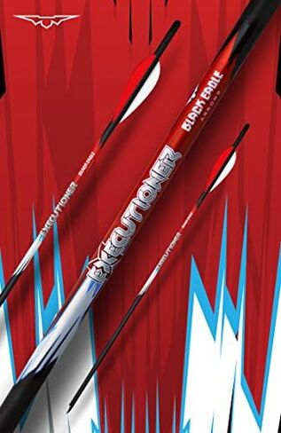 Black Eagle Executioner Crossbow Fletched Carbon Arrows/Bolts in Kuwait