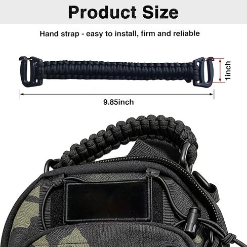 Tactical Weaving Handle With Buckle Ends, Multifunction Paracord Handle in Kuwait
