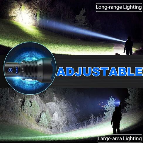 Cinlinso LED Flashlight High Lumens, Bright Flashlight for Outdoor Use in Kuwait