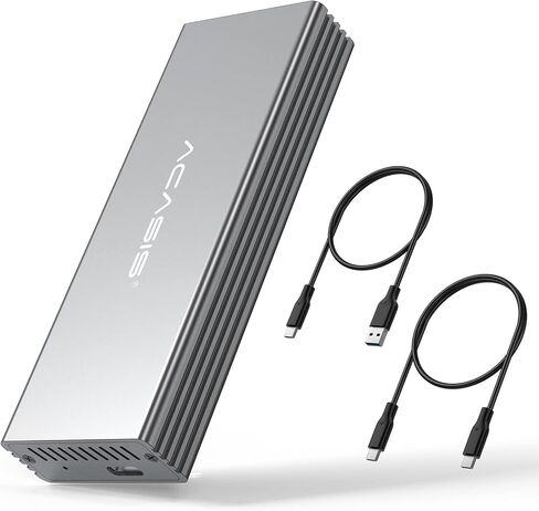 ACASIS USB C 3.0 SSD Enclosure for Narrow Apple Flash SSDs MacBook Air from 2010 to 2011 Portable Storage Enclosure Compatible with M.2 Nvme SSD with Adapter in Kuwait