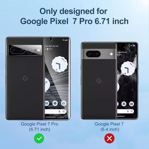 LK 2 Pack for Google Pixel 7 Pro Screen Protector + 2 Pack Lens Protector in Saudi Arabia