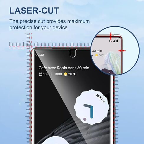 LK 2 Pack for Google Pixel 7 Pro Screen Protector + 2 Pack Lens Protector in Saudi Arabia