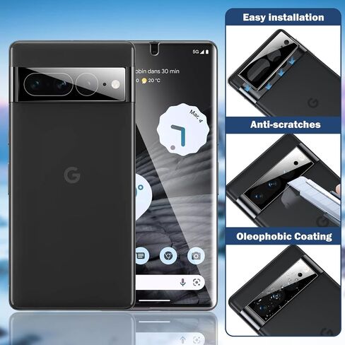 LK 2 Pack for Google Pixel 7 Pro Screen Protector + 2 Pack Lens Protector in Saudi Arabia