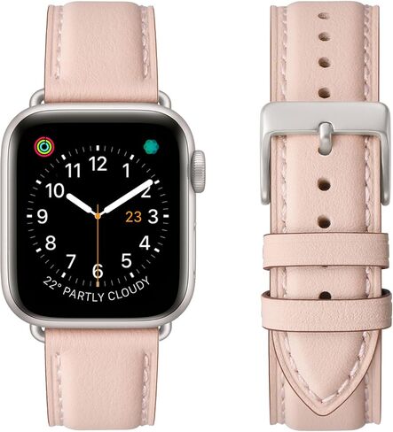 Genuine Leather Band Compatible with Apple Watch Bands for Women Office in Kuwait