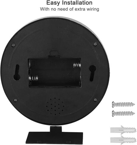 Fake Security Camera Outdoor, Dummy Dome Surveillance Camera with Flashing LED Light, Simulated Decoy for Home Office Shop Protection with Screw Kit in Saudi Arabia