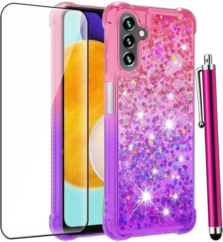 for Samsung Galaxy A14 5G Phone Case, Glitter Pink Purple in Kuwait