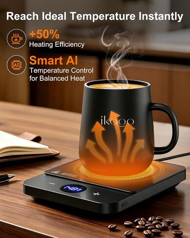 Coffee Mug Warmer for Desk, 1°F Precise Temp 100-175°F, Smart Auto Shut Off in Kuwait