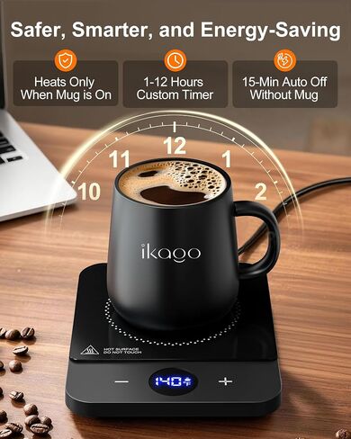 Coffee Mug Warmer for Desk, 1°F Precise Temp 100-175°F, Smart Auto Shut Off in Kuwait