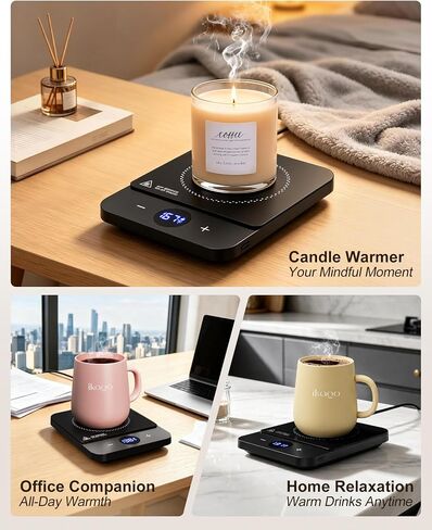 Coffee Mug Warmer for Desk, 1°F Precise Temp 100-175°F, Smart Auto Shut Off in Kuwait