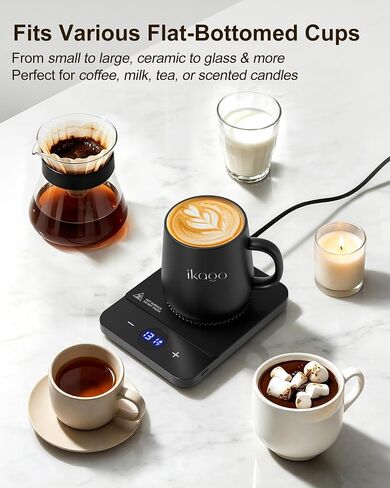 Coffee Mug Warmer for Desk, 1°F Precise Temp 100-175°F, Smart Auto Shut Off in Kuwait