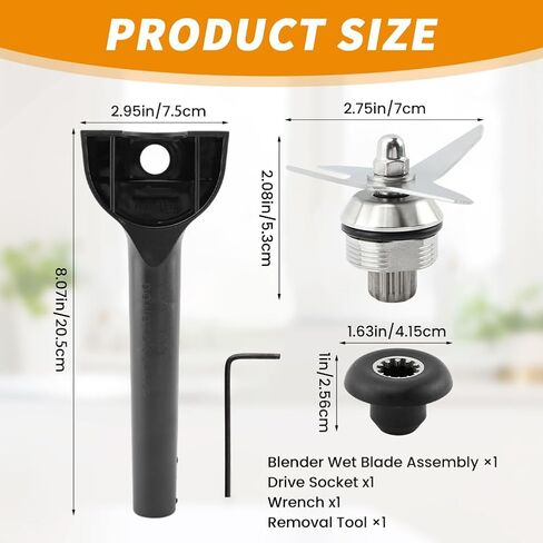 Blade Replacement Parts,Compatible with Vitami 64oz 32oz Container in Saudi Arabia