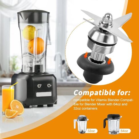 Blade Replacement Parts,Compatible with Vitami 64oz 32oz Container in Saudi Arabia