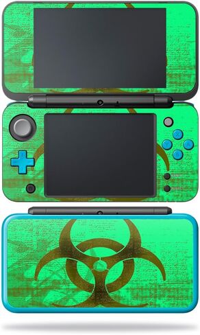 MightySkins Skin Compatible with Nintendo New 2DS XL - Biohazard | Protective, Durable, and Unique Vinyl Decal wrap Cover | Easy to Apply, Remove, and Change Styles | Made in The USA in Saudi Arabia