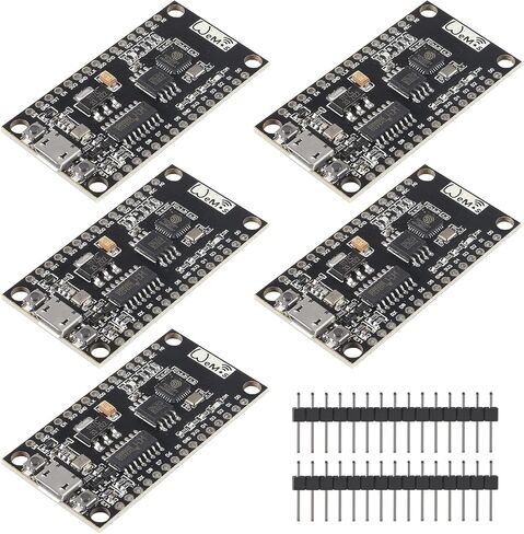 DORHEA 5Pcs NodeMCU V3 Lua WiFi Module Integration of ESP8266 + Extra Memory 32M Flash, USB Serial Port Converter CH340G Compatible for NodeMCU Board in Saudi Arabia