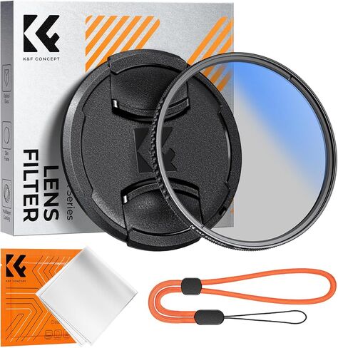 K&F CONCEPT 40.5mm Circular Polarizer Filter with Lens Cap Cleaning Cloth in Saudi Arabia