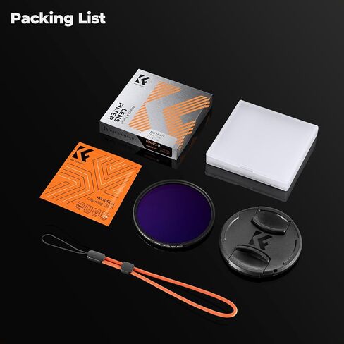 K&F CONCEPT 40.5mm Circular Polarizer Filter with Lens Cap Cleaning Cloth in Saudi Arabia