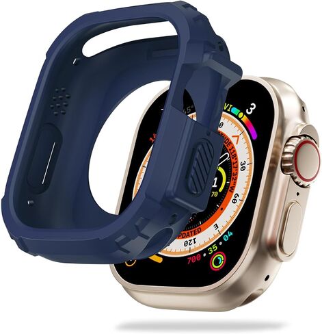BOTOMALL Sport Case Compatible with Apple Watch Ultra 3/2/1 49mm, Shockproof & Scratch Resistant Rugged Cover Protector Bumper for iWatch Men Women in Kuwait