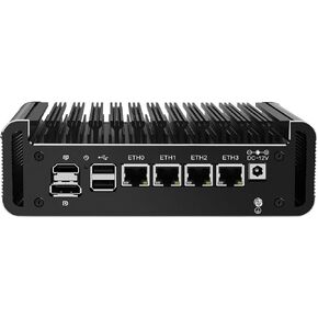 جهاز جدار الحماية الصغير، كمبيوتر صغير، OPNsense، VPN، جهاز توجيه PC، J6413، RJ26، AES-NI، 4 x 2.5GbE I226-V LAN، HDMI، DP، Type-C، فتحة TF، 0 ذاكرة الوصول العشوائي، 0 تخزين، هيكل عظمي بدون نظام in Kuwait