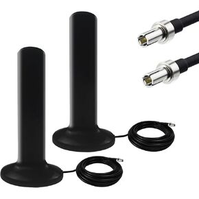 5G 4G LTE Magnetic Base Antenna, Dual TS9 Connectors Compatible with Netgear AT&T Nighthawk M6 (MR6110 MR6500) M5 (MR5100 MR5200) M1 MR1100,LB2120 Hotspots Router 2 Pack in Saudi Arabia